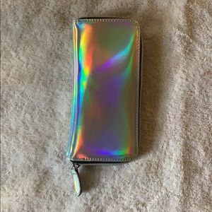Holographic Zip Wallet